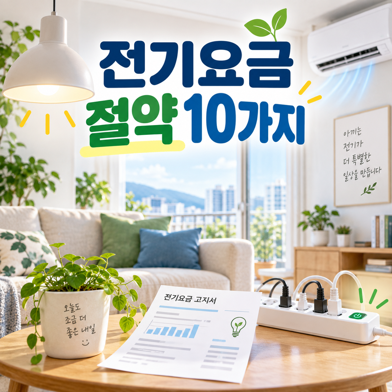 전기요금 아끼는 방법 10가지, 생활습관부터 바꿔보기